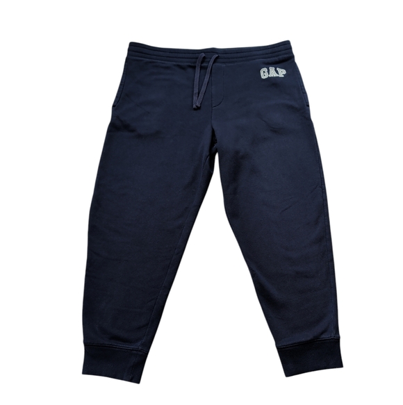 Gap Fleece Logo Joggers XL Blue Pockets - Picture 2 of 15